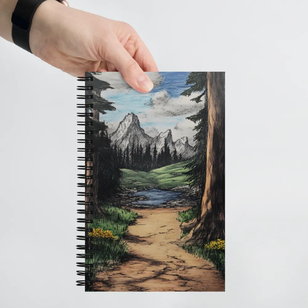 Pathway to Serenity | Spiral Notebook