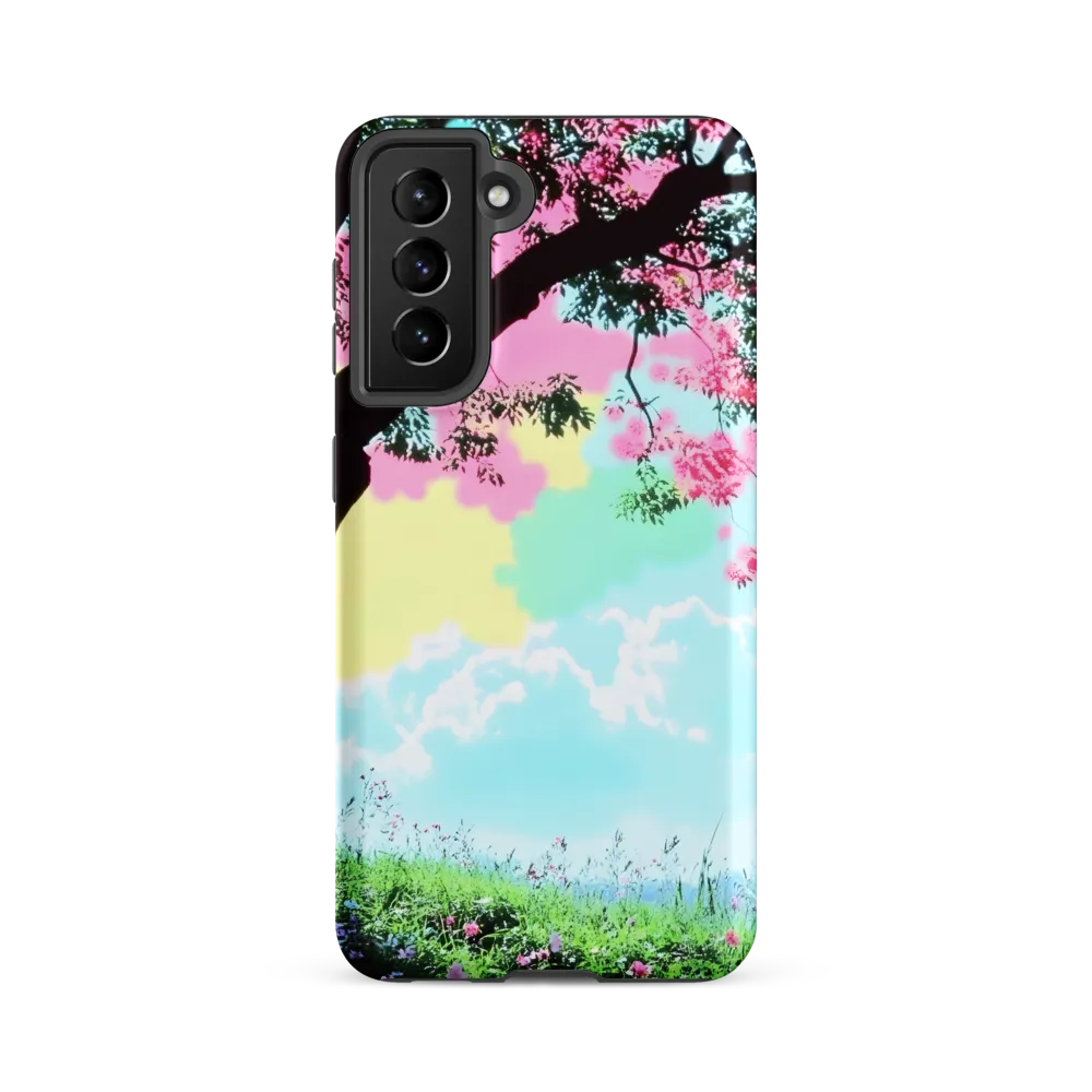 Pastel Dreams: A Surreal Tree Landscape