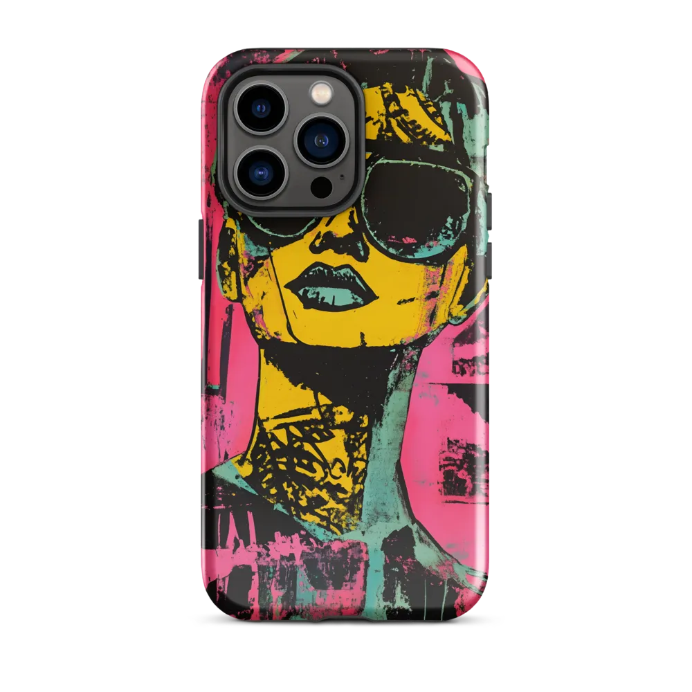 Confident Portrait in Neon Colors