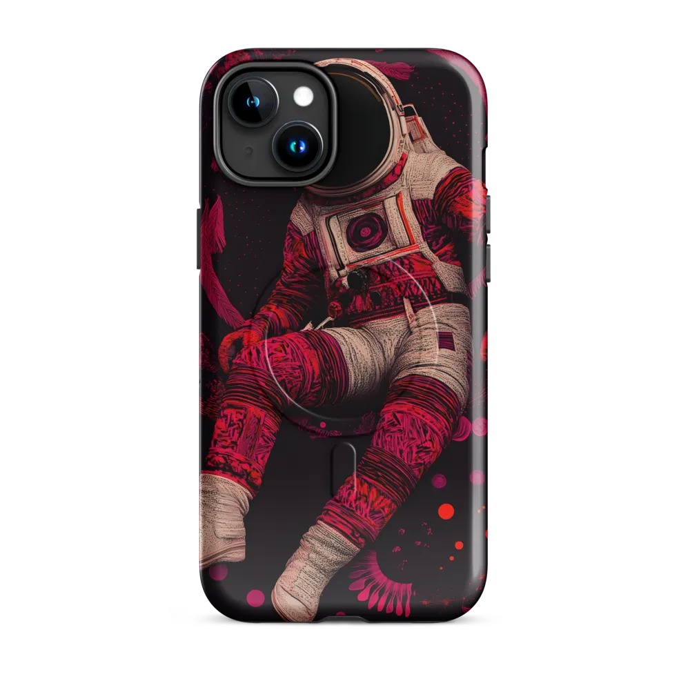 Magenta Drift — An Astronaut in Etched Space