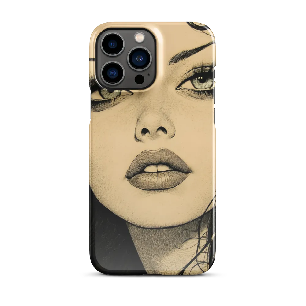 Enigmatic Gaze | Phone Case |  13 Pro Max | Snap Case | Glossy