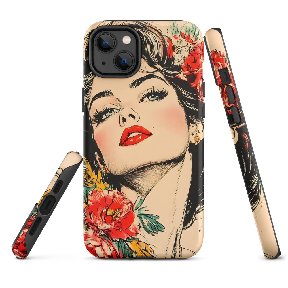 Radiance in Red: A Portrait of Elegance