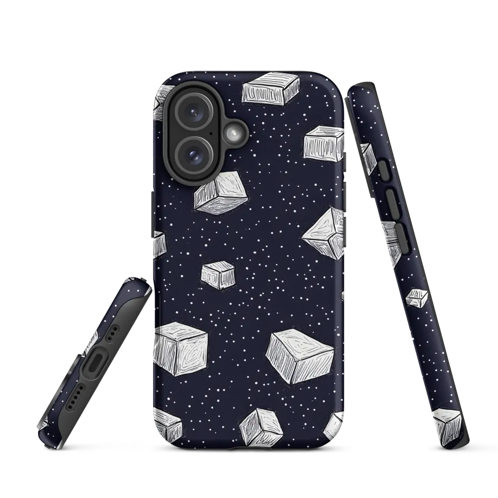 Floating Geometries in the Cosmos | Phone Case