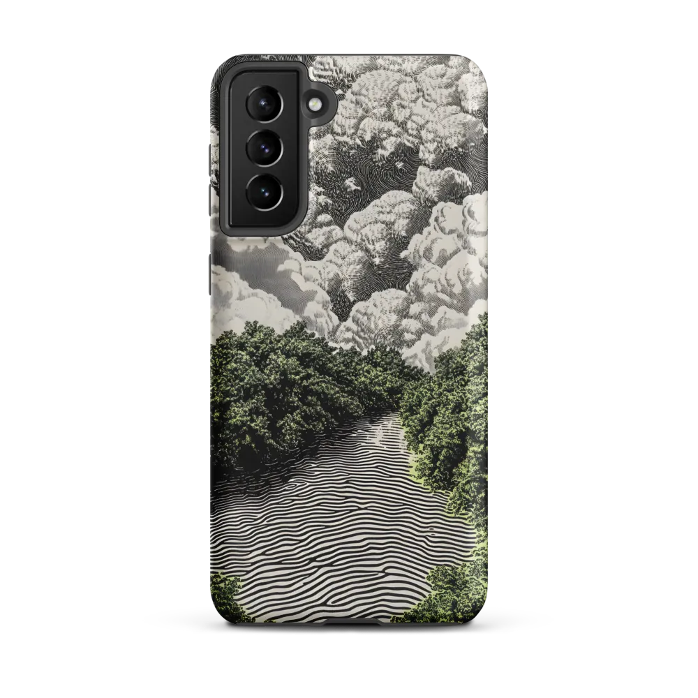 Waves of Serenity | Phone Case |  S21 Plus | Tough Case | Matte