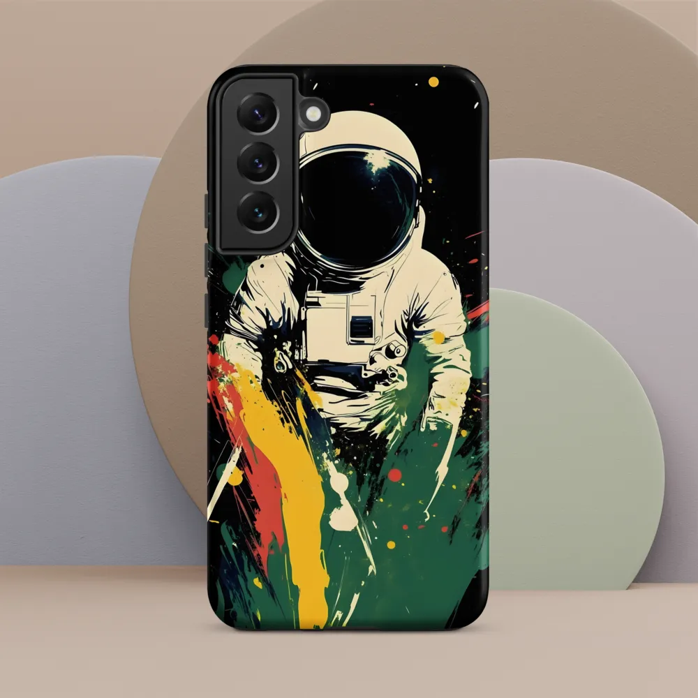 Cosmic Splash: The Astronaut's Journey