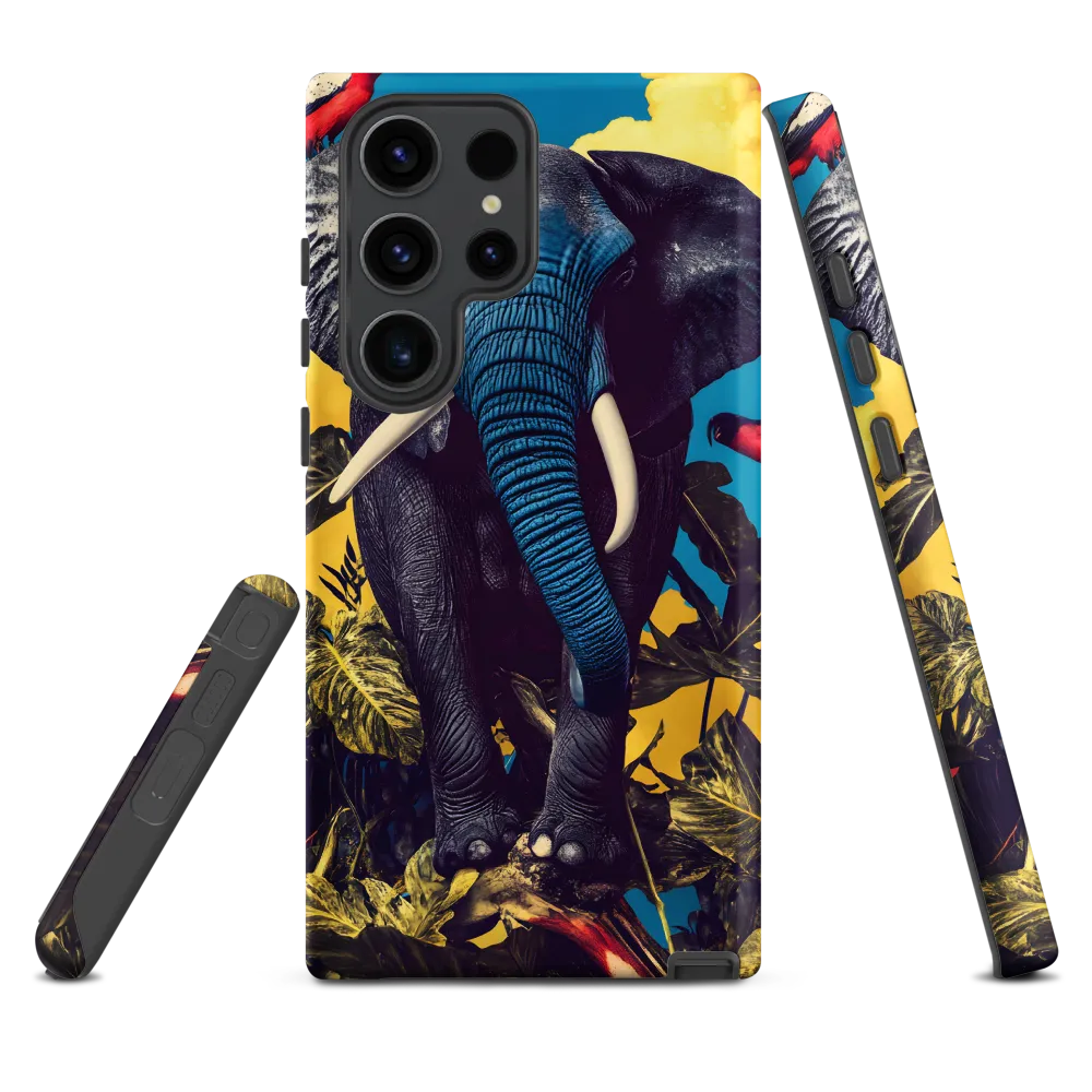 Elephant Dreams in Vibrant Colors | Phone Case |  S23 Ultra | Tough Case | Matte