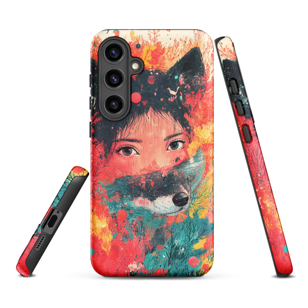 Harmony of Spirit: Girl and Wolf