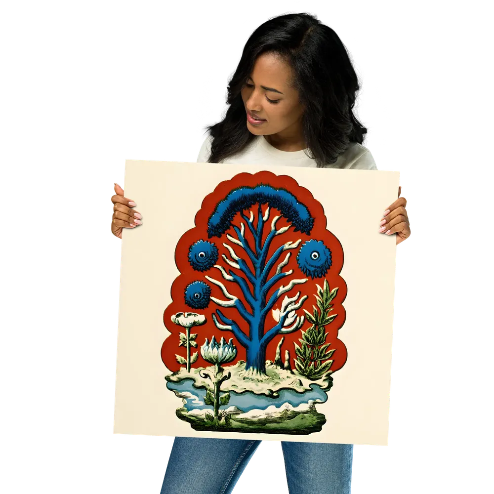 Azure Arbor 
 Poster | 18″x 18″