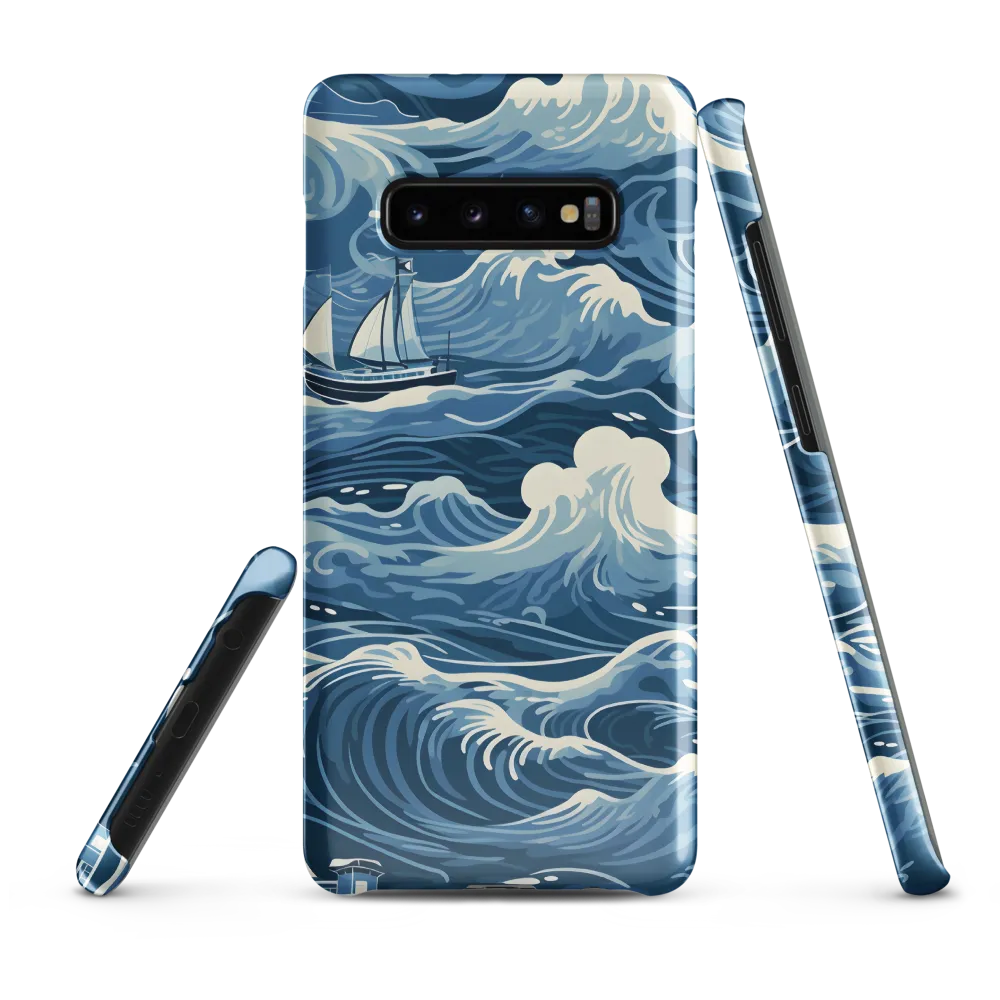 Nautical Dreams: Waves of Adventure | Phone Case |  S10 Plus | Snap Case | Glossy