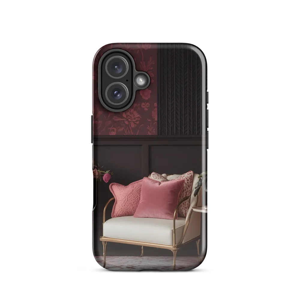 Elegance in Contrast: A Modern Interior Design | Phone Case |  16 | Tough Case | Glossy