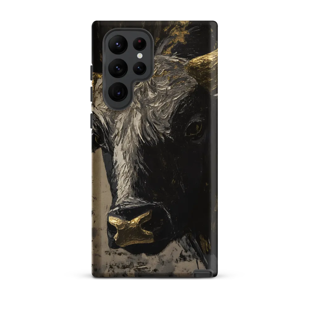 Majestic Bull: The Power in Black and Gold