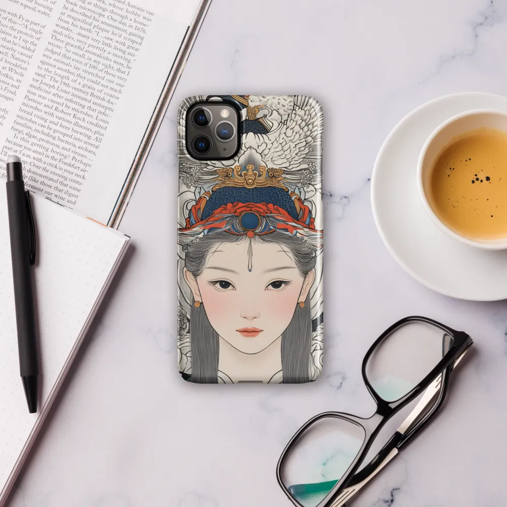 Serenity in Myth: A Traditional Portrait | Phone Case |  11 Pro Max | Snap Case | Glossy