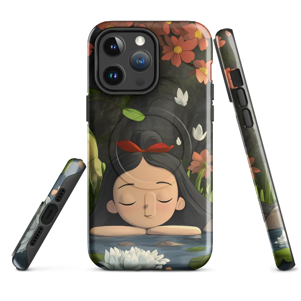 Tranquility by the Waterside | Phone Case |  14 Pro Max | MagSafe® Tough Case | Glossy