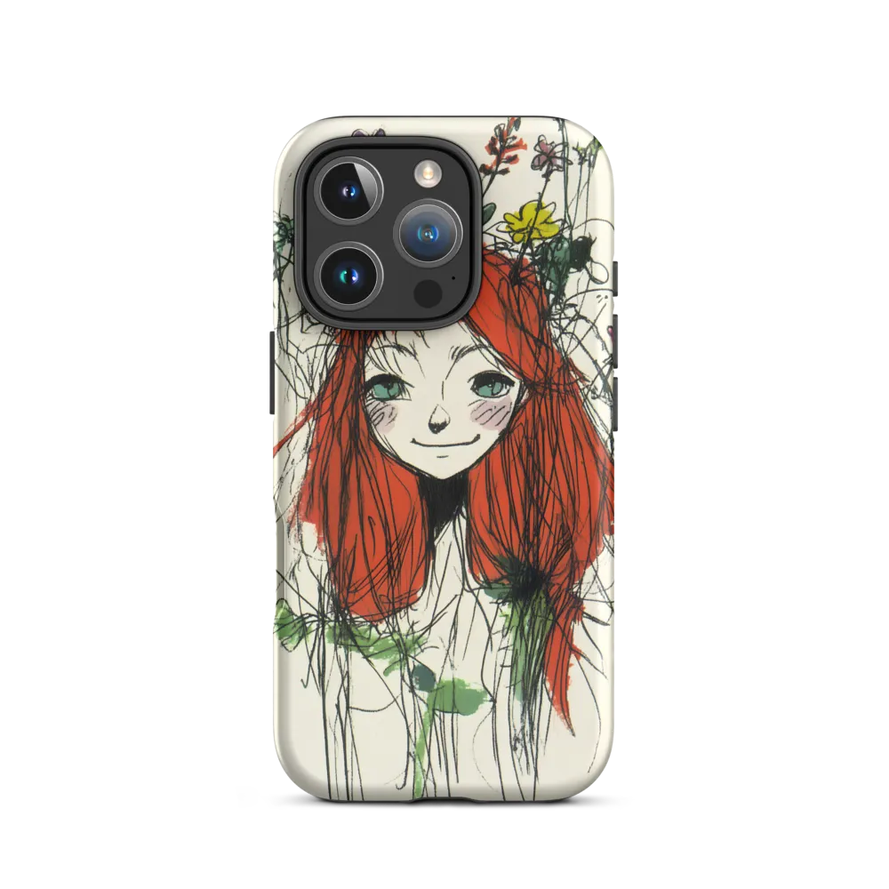Whimsical Floral Portrait