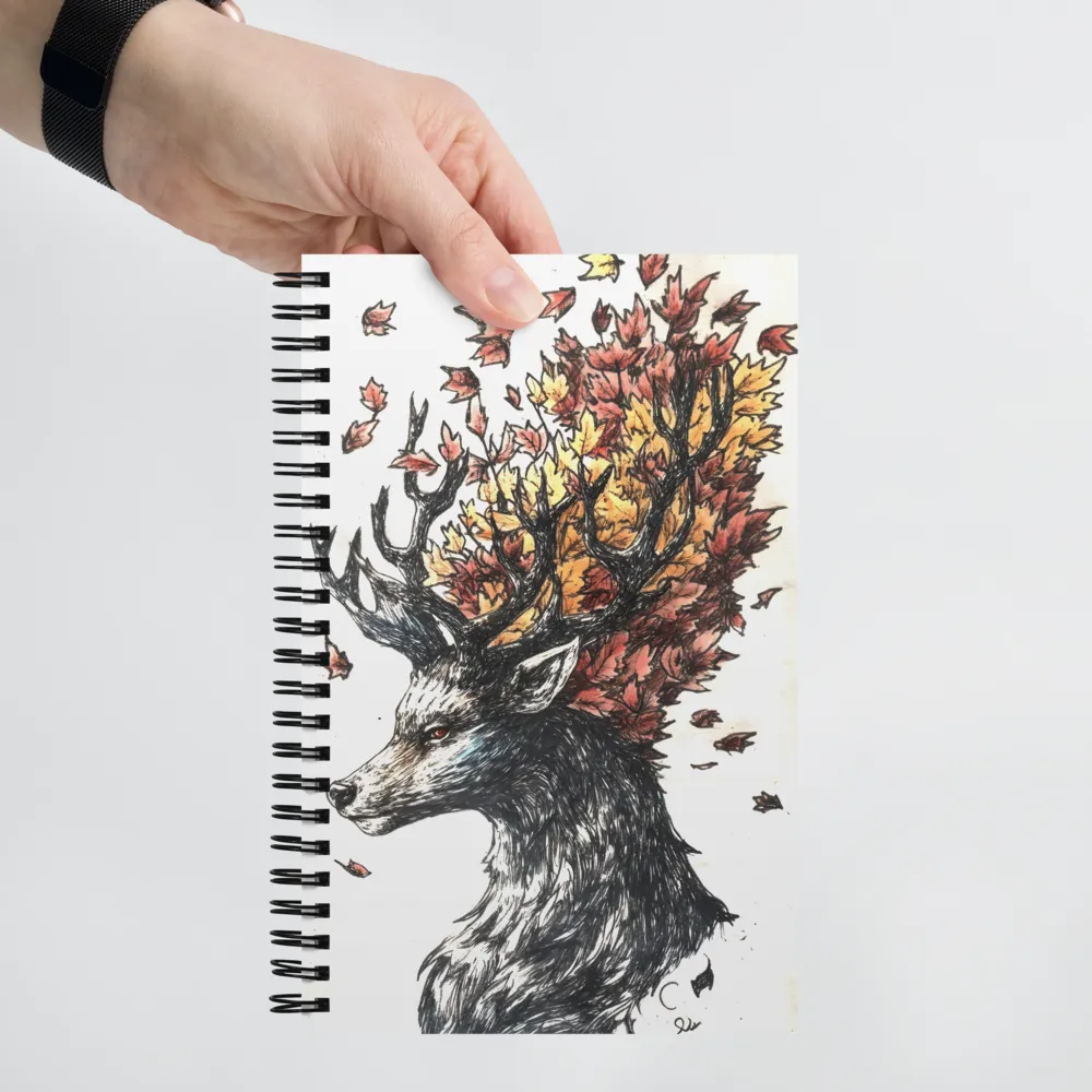 Whispers of Autumn | Spiral Notebook