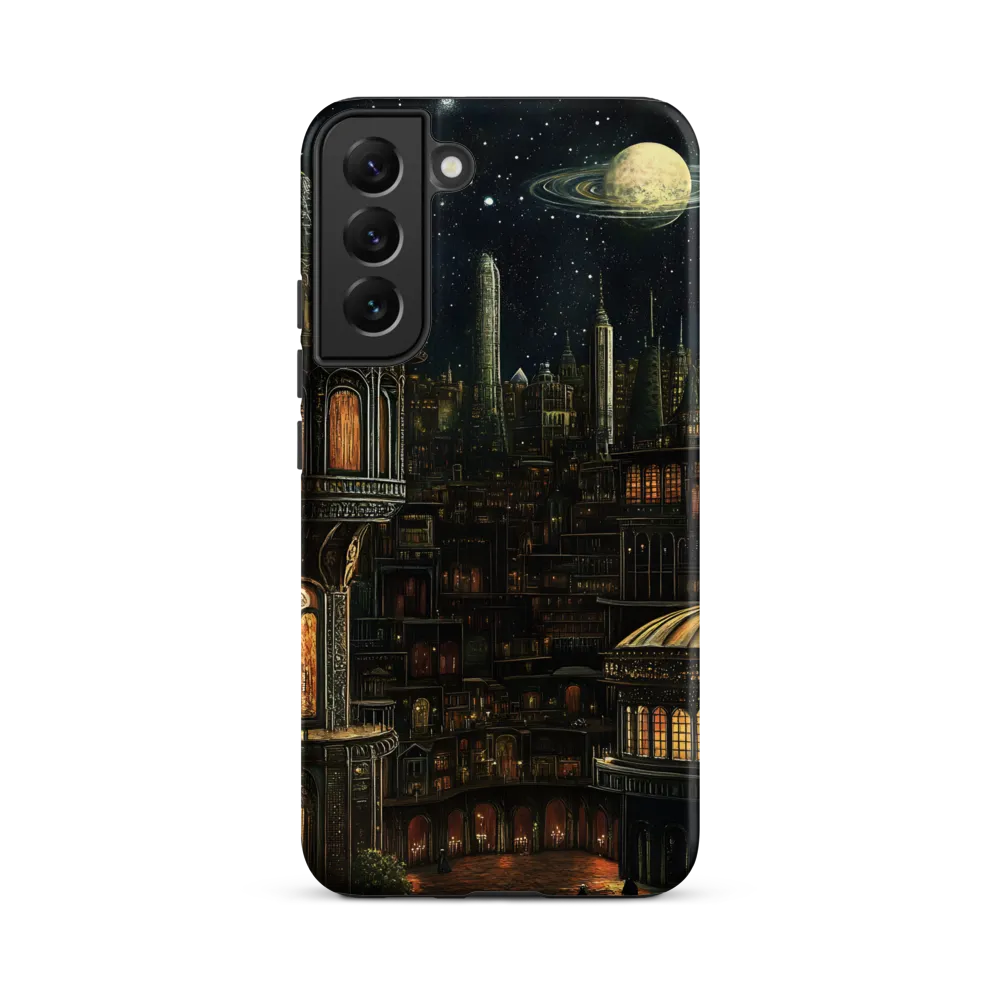 Celestial Enigma: A Surreal Cityscape