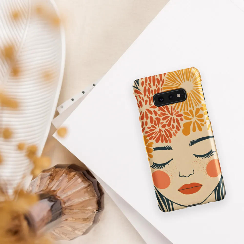 Serenity in Bloom | Phone Case |  S10e | Snap Case | Matte