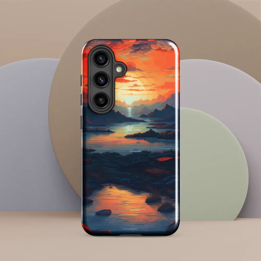 Ethereal Evening: A Digital Dusk