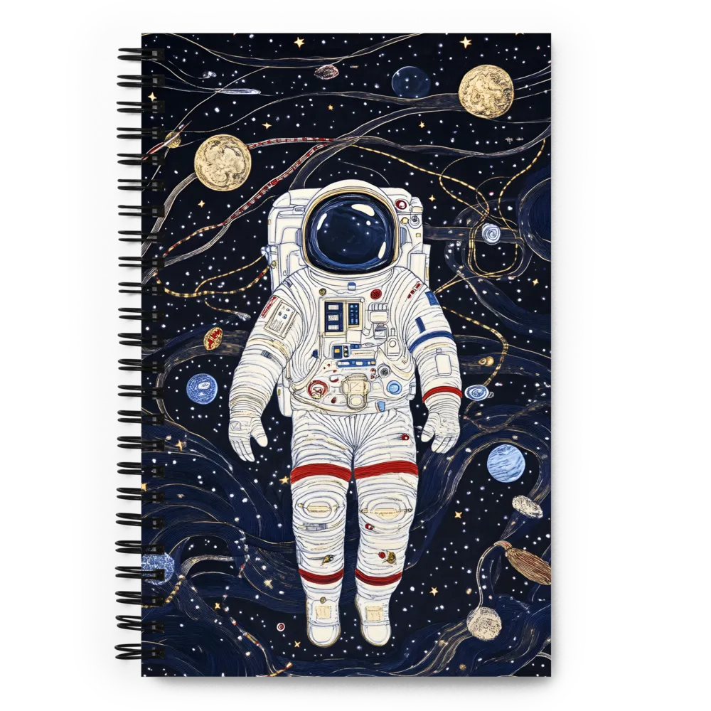 Beyond the Stars: An Astronaut's Journey | Spiral Notebook