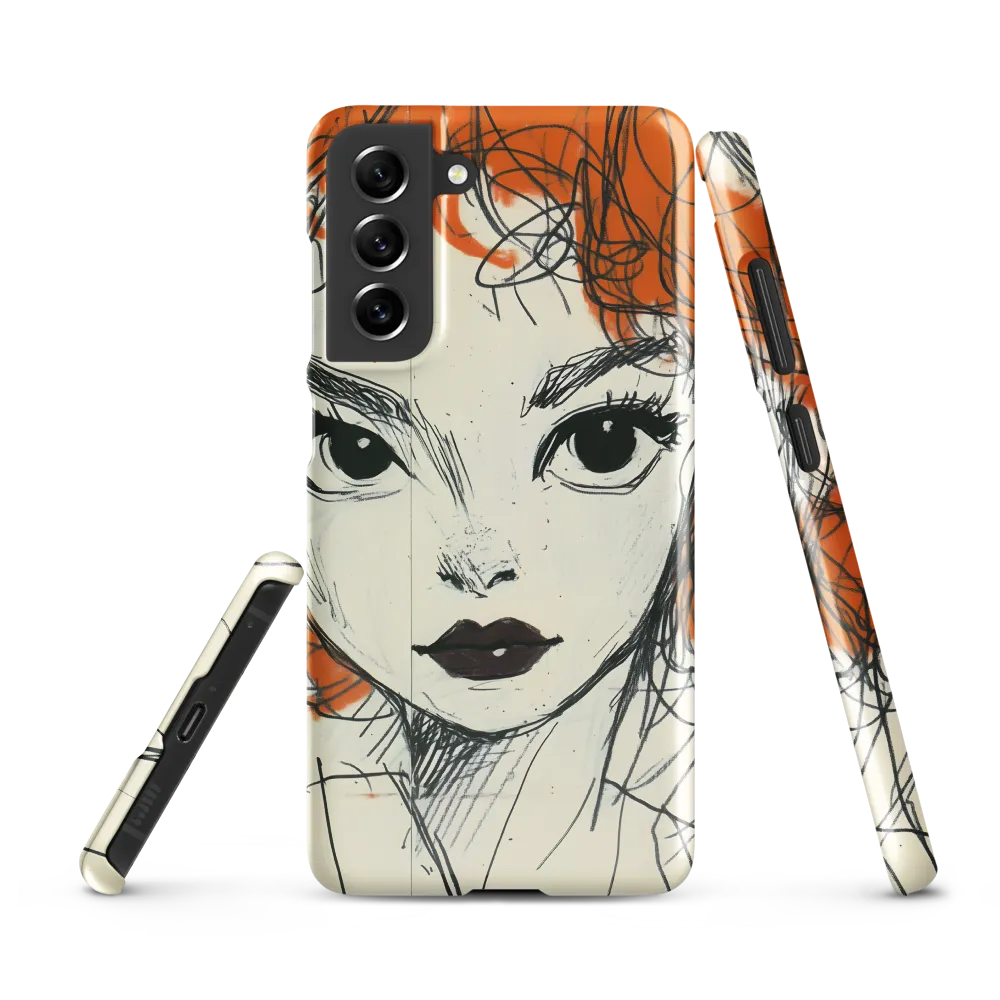 The Bold Gaze | Phone Case |  S21 FE | Snap Case | Glossy