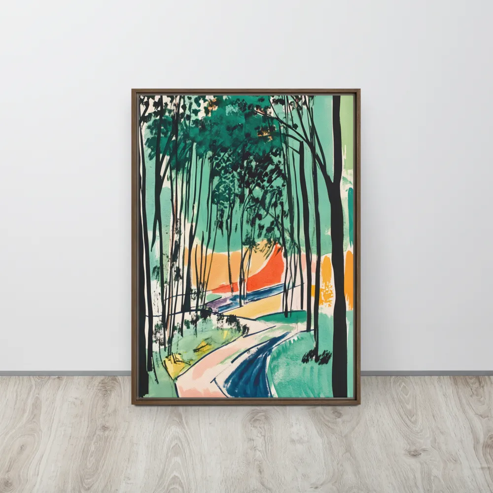 Winding Path Through the Forest | Art Print