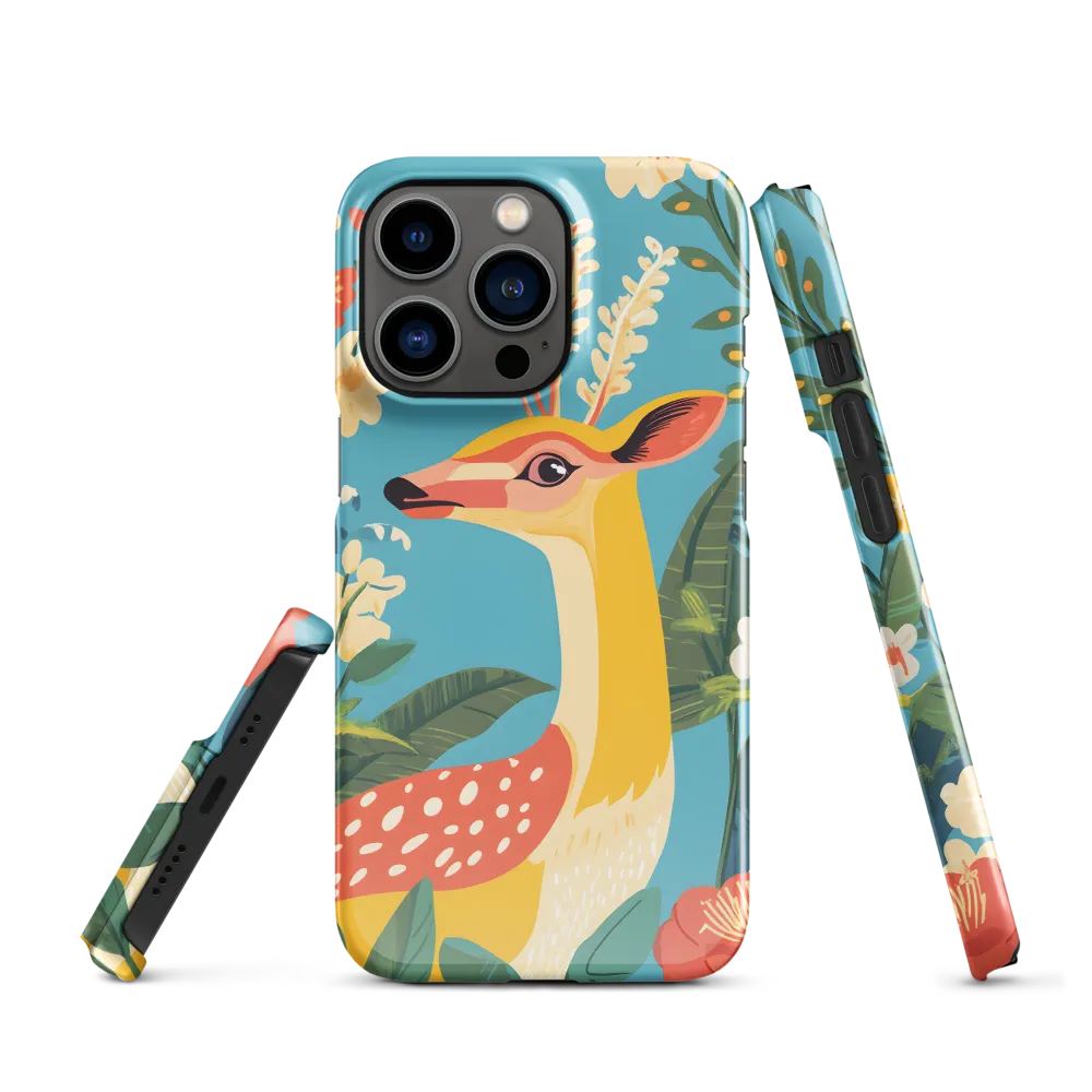 Serene Majesty: A Vibrant Deer Amidst Flora