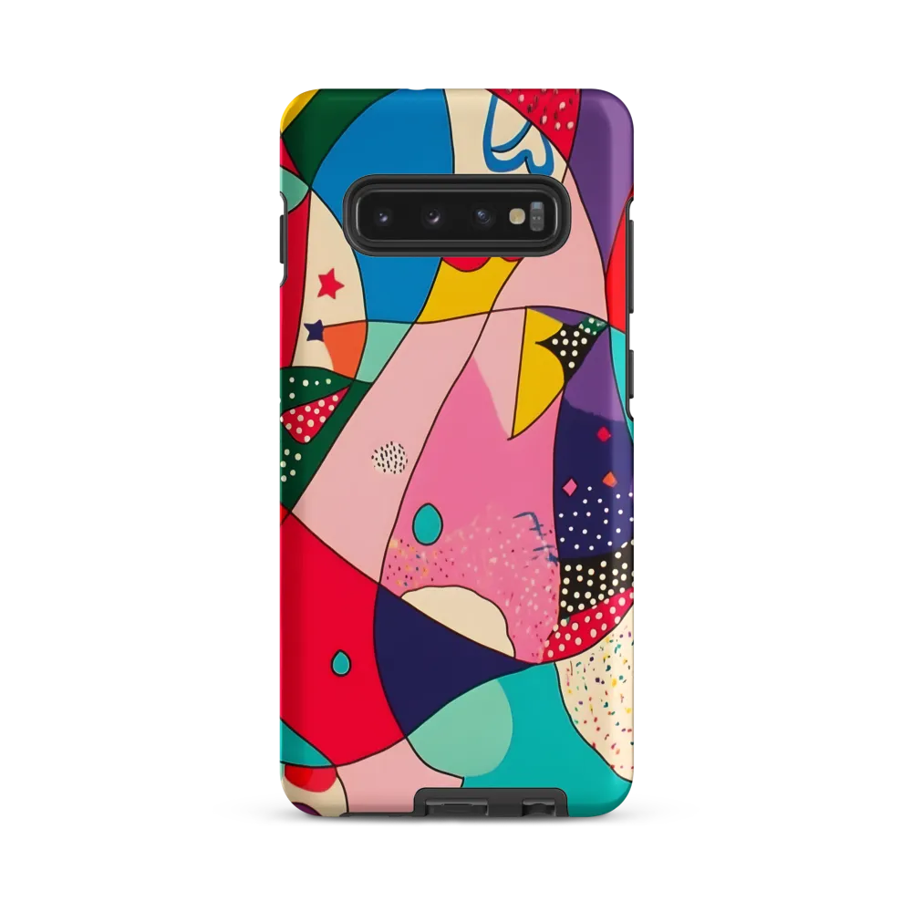 Playful Geometry in Color | Phone Case |  S10 Plus | Tough Case | Matte