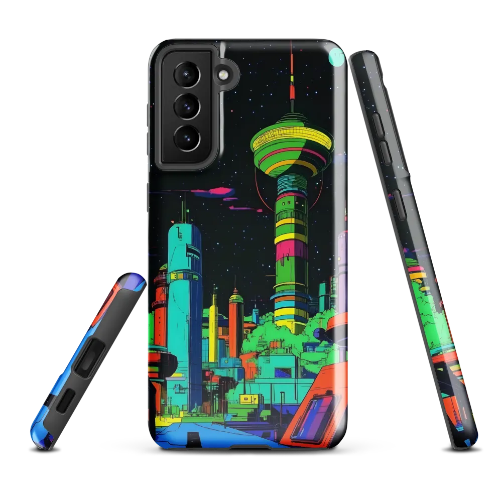 Neon Dreams: A Futuristic Cityscape