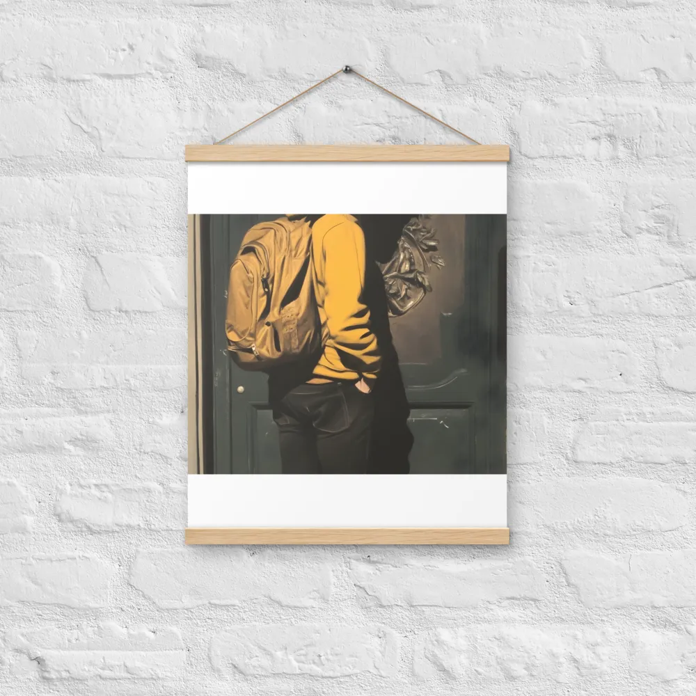 Silent Reflection | Poster With Oak Wood Hanger | 16″×20″