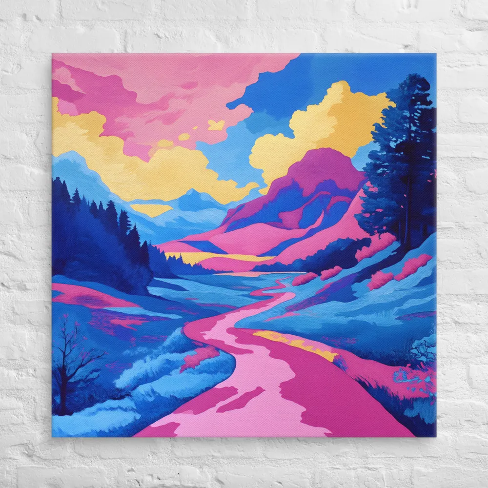 Dreamscape: The Serene River | Canvas | 37″×37″
