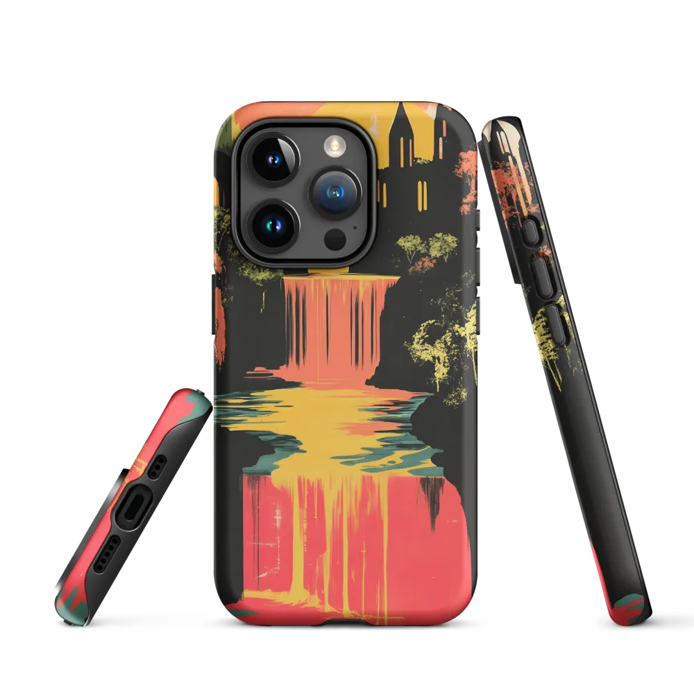 Elysian Echoes: A Surreal Reflections | Phone Case |  15 Pro | Tough Case | Matte