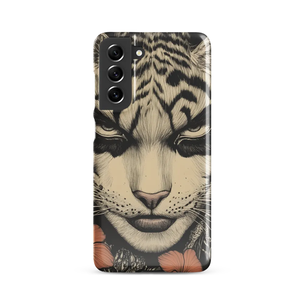 Feline Majesty: The Human-Leopard Connection | Phone Case |  S21 FE | Snap Case | Glossy