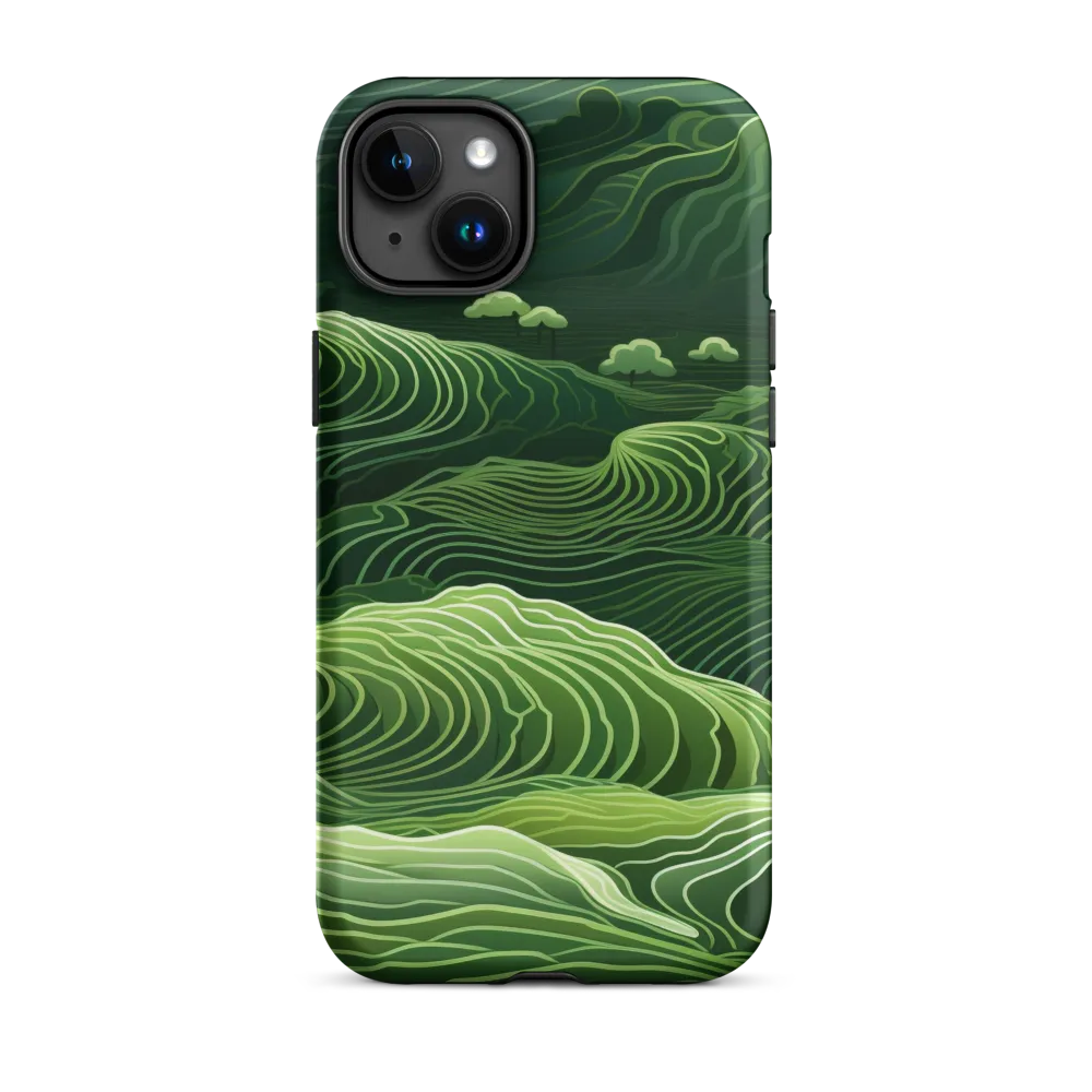 Whispers of Green Hills | Phone Case |  15 Plus | Tough Case | Matte