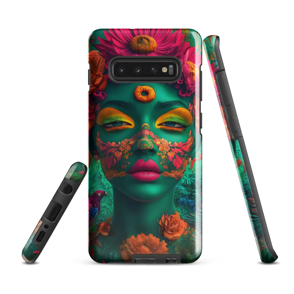 Floral Serenity | Phone Case |  S10 Plus | Tough Case | Glossy