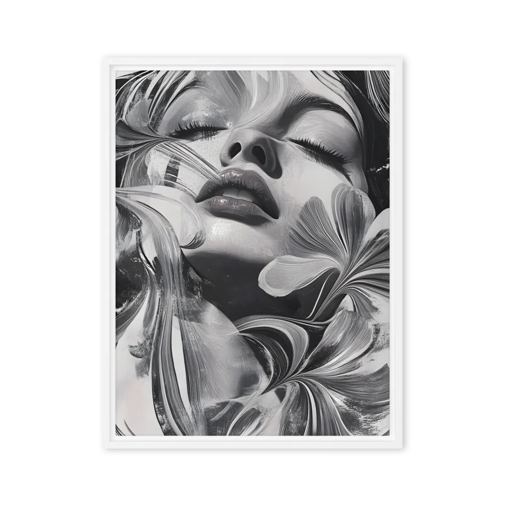 Harmony of Flows | Canvas with White Frame | 24″×32″