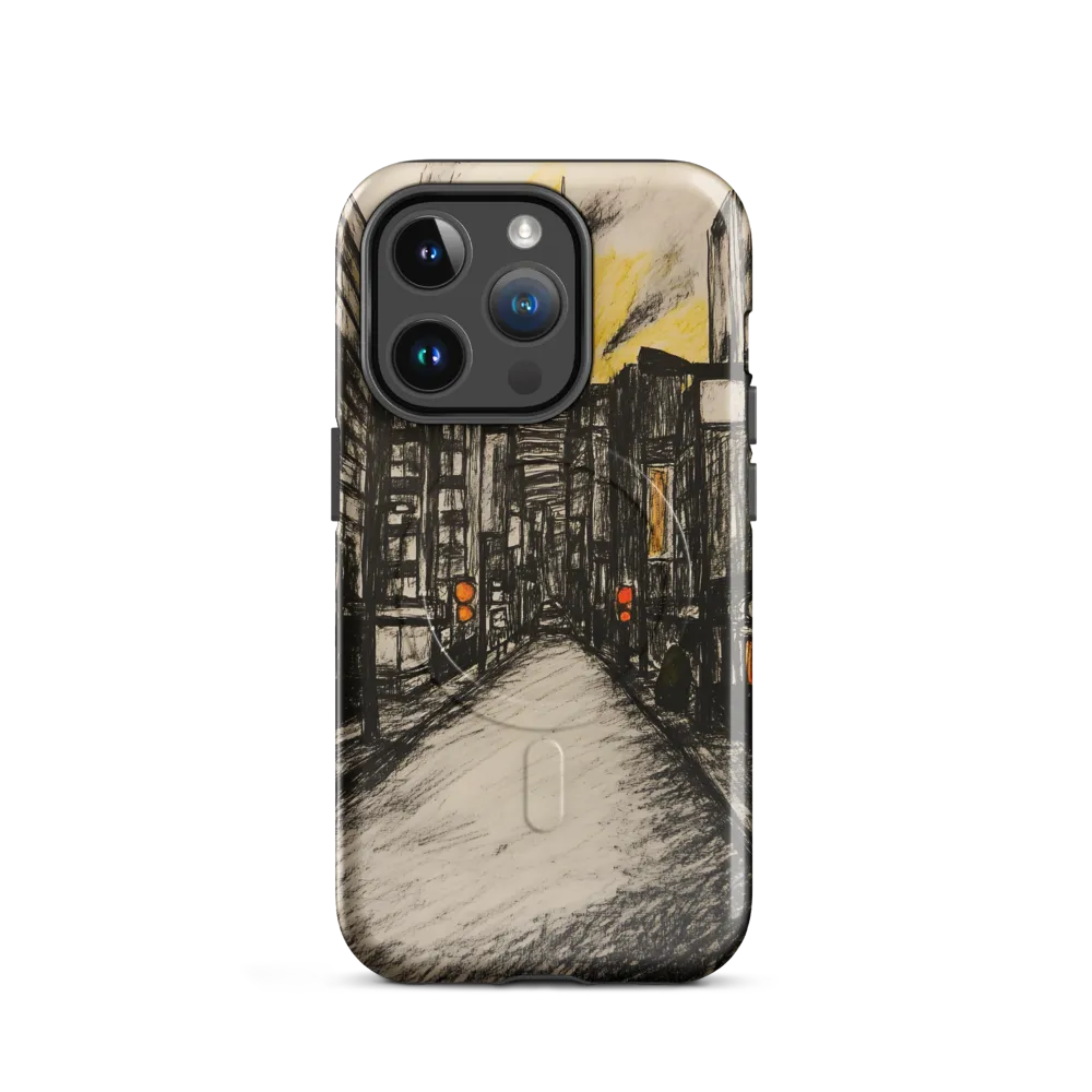 Cityscape of Solitude | Phone Case |  14 Pro | MagSafe® Tough Case | Glossy