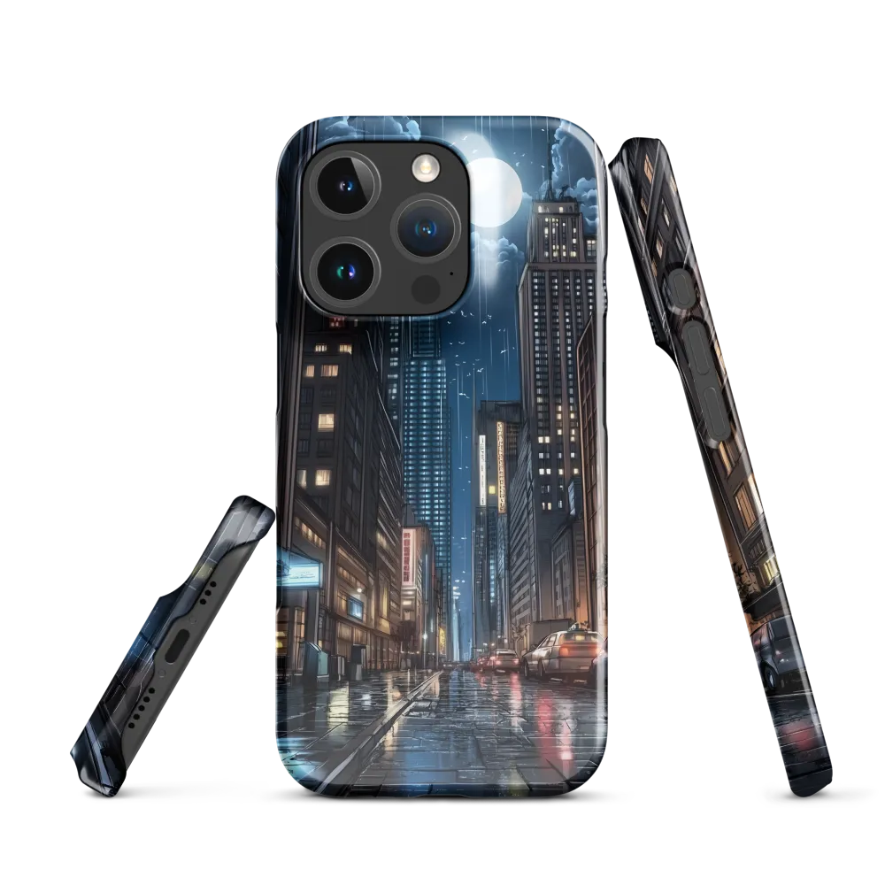 Moonlit Urban Serenity | Phone Case |  16 Pro | Snap Case | Glossy
