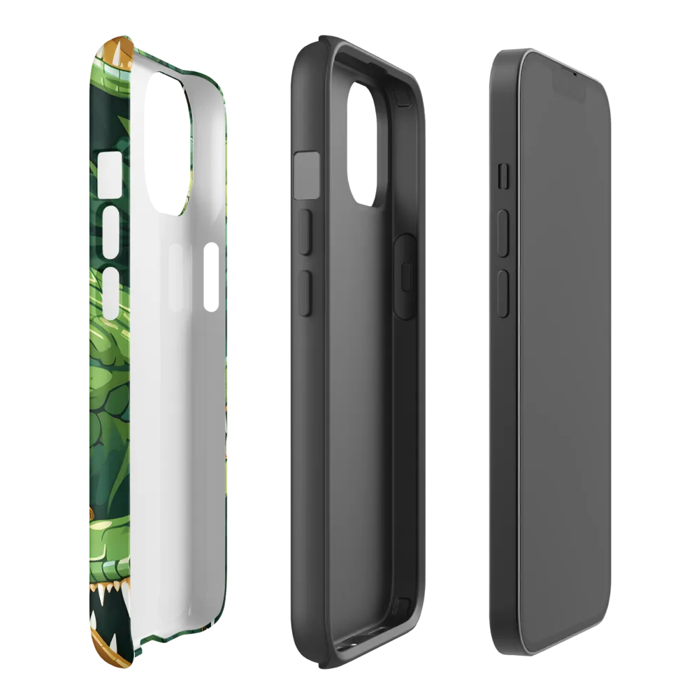 Fierce Crocodilian Medley | Phone Case |  14 | Tough Case | Matte