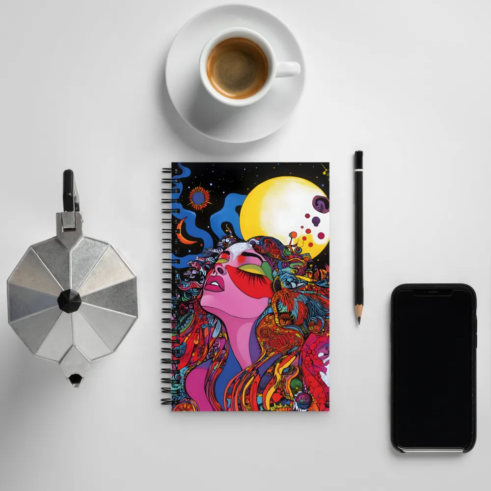 Euphoria in Cosmic Color | Spiral Notebook