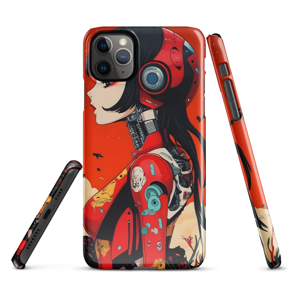 Ethereal Mechanica: A Cyberpunk Portrait | Phone Case |  11 Pro Max | Snap Case | Glossy