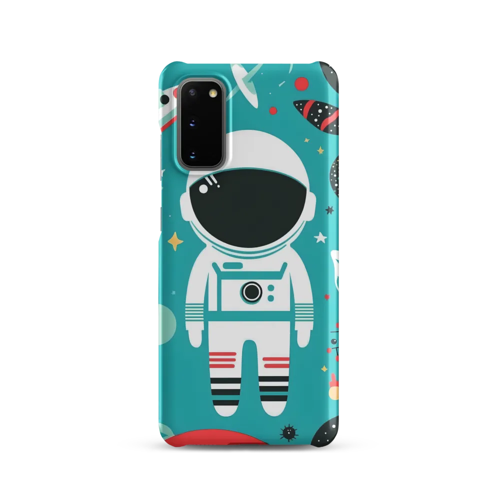 Whimsical Astronaut in Cosmic Wonderland