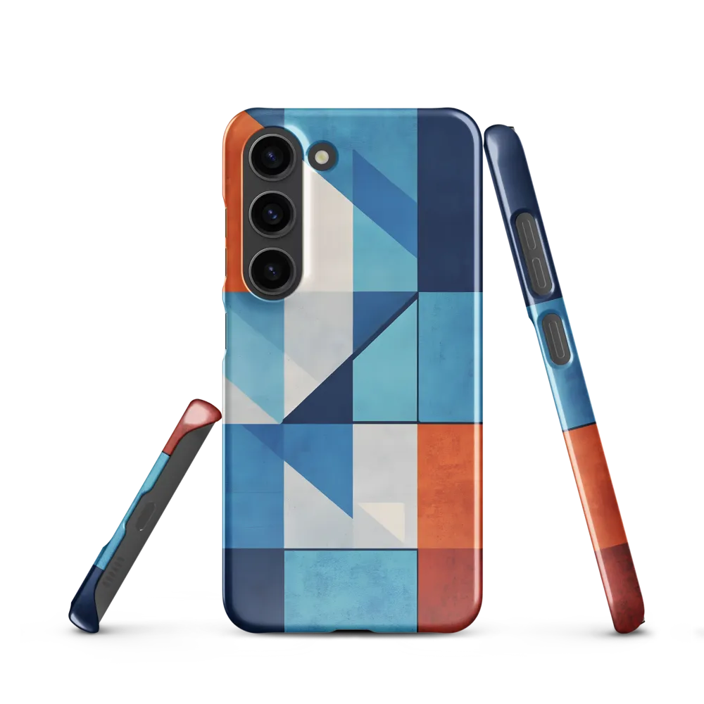 Geometric Harmony in Color | Phone Case |  S23 | Snap Case | Glossy