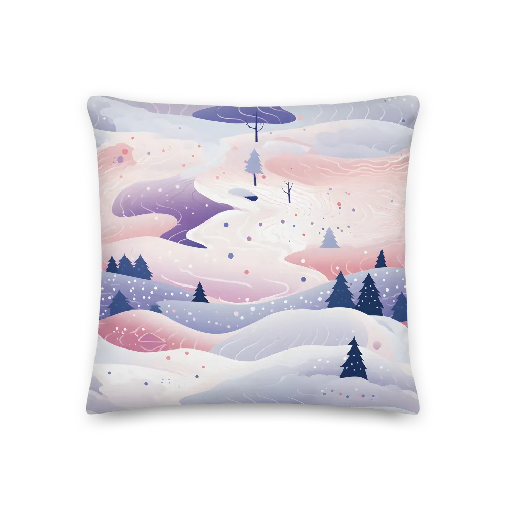 Dreamy Winter Landscape | Pillow | 18″×18″