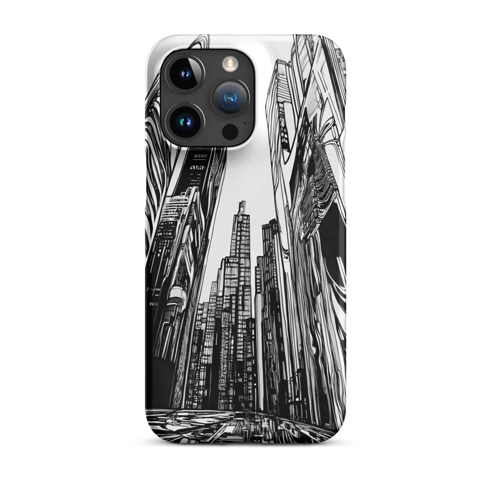 Urban Echoes: A Line Art Journey