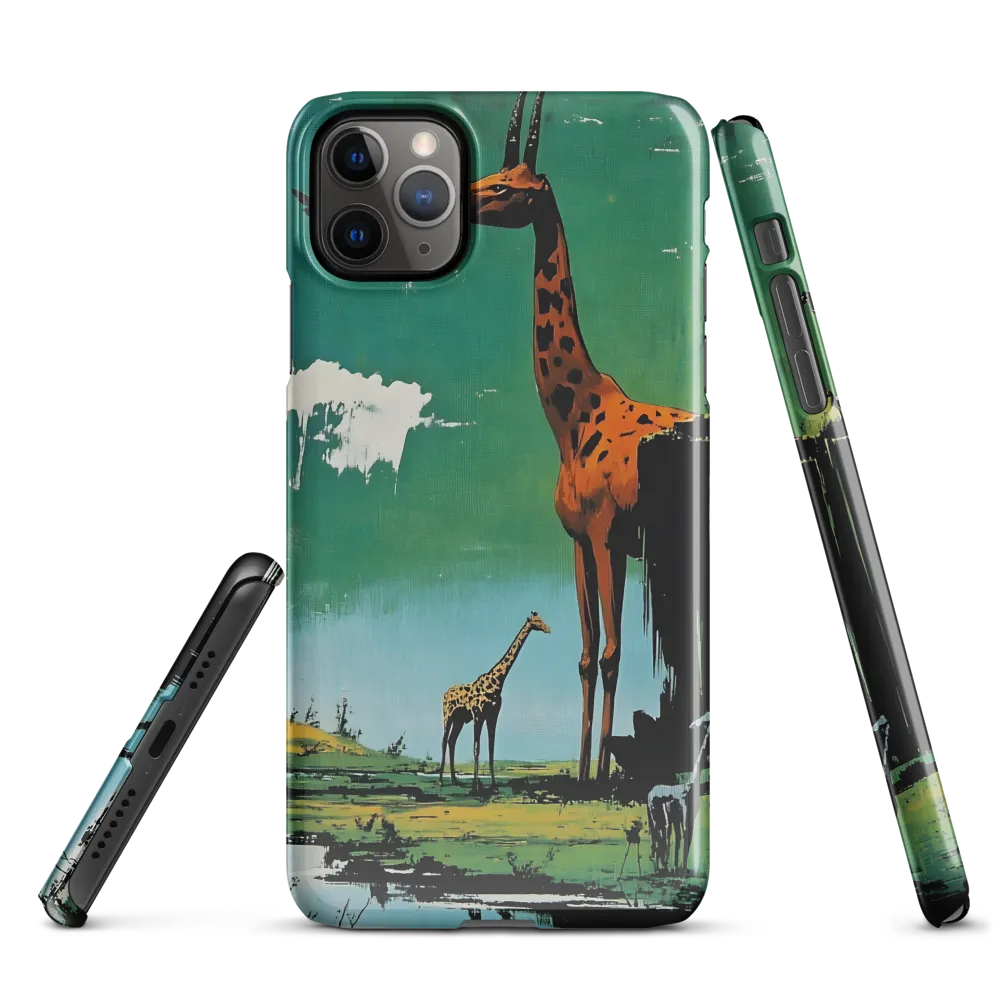 Giraffe Reverie | Phone Case |  11 Pro Max | Snap Case | Glossy