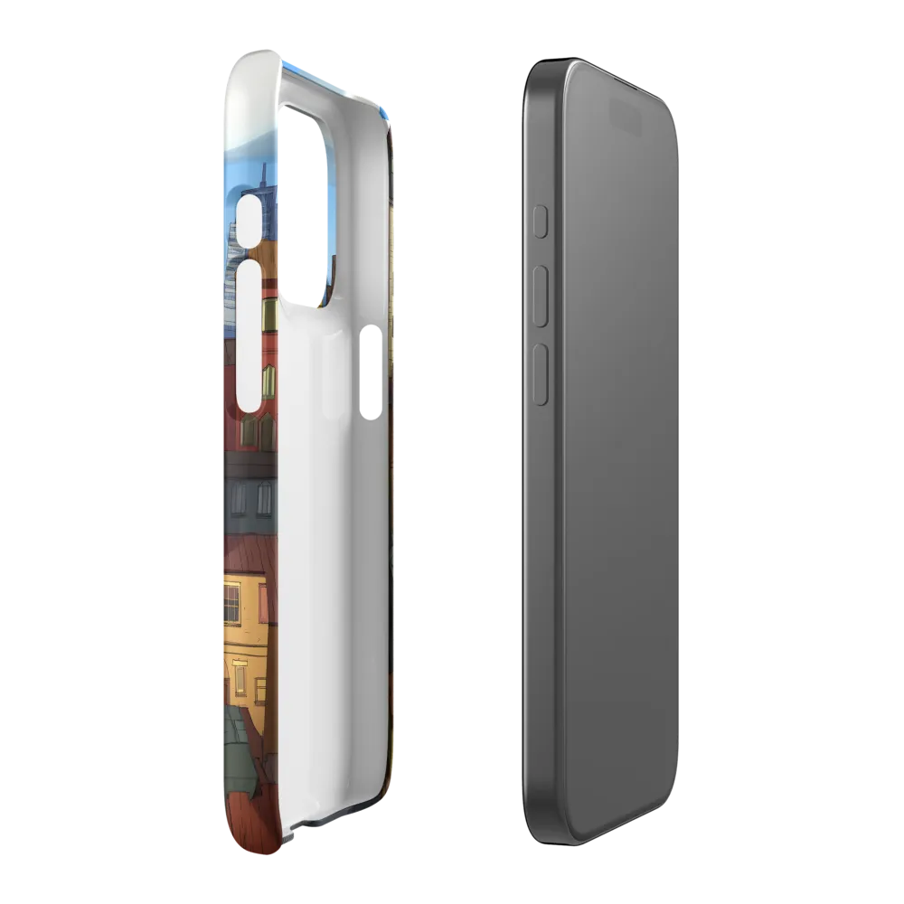Urban Symphony: A Colorful Cityscape | Phone Case |  15 Pro | Snap Case | Matte