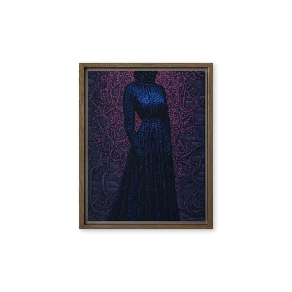 Veil of Enigma | Canvas with Brown Frame | 11″×14″