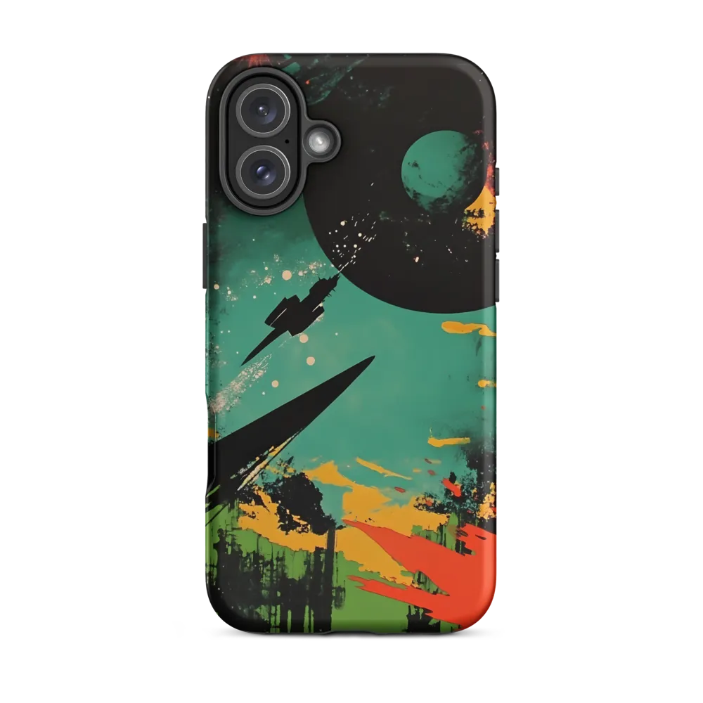 Journey Through the Cosmic Canvas | Phone Case |  16 Plus | Tough Case | Matte
