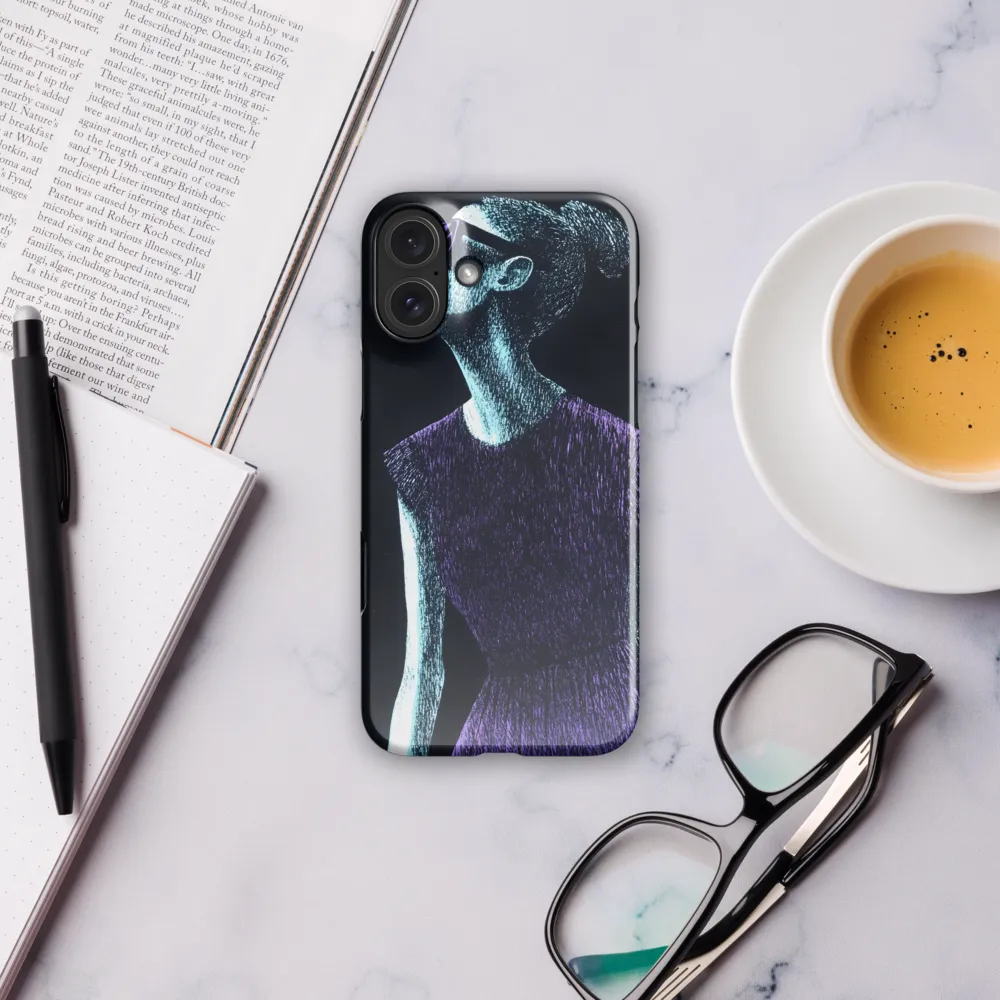 Contemplative Elegance | Phone Case |  16 Plus | Snap Case | Glossy