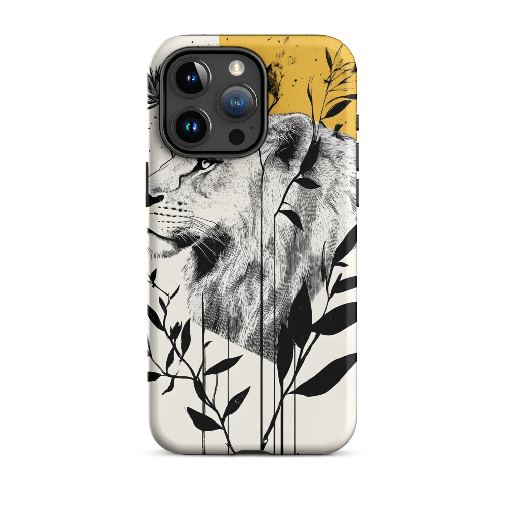 Regal Serenity: The Lion and Flora